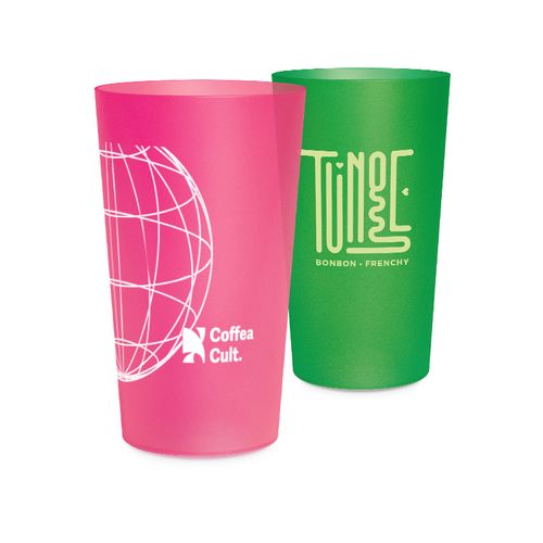 GOBELET PLASTIQUE REUTILISABLE 60 cl RAS BORD - 4