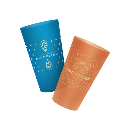 GOBELET PLASTIQUE REUTILISABLE 60 cl RAS BORD - 4