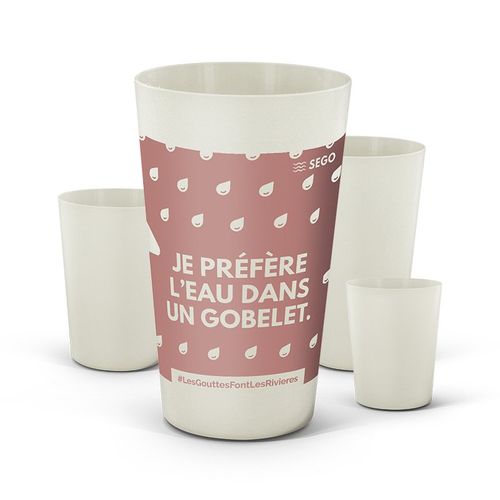 GOBELET REUTILISABLE EN BIOCOMPOSITE 60 cl RAS BORD - 3