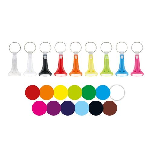 PORTE CLES PORTE JETON AVEC JETON (anneau 25 mm) - 2