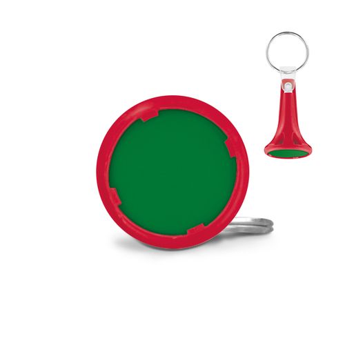 PORTE CLES PORTE JETON AVEC JETON (anneau 25 mm)