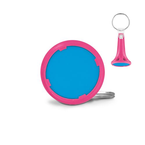 PORTE CLES PORTE JETON AVEC JETON (anneau 25 mm)