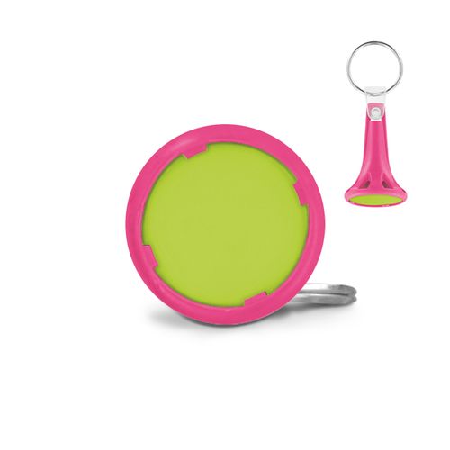 PORTE CLES PORTE JETON AVEC JETON (anneau 25 mm)
