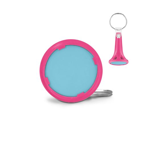 PORTE CLES PORTE JETON AVEC JETON (anneau 25 mm)
