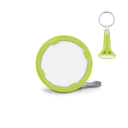 PORTE CLES PORTE JETON AVEC JETON (anneau 25 mm)