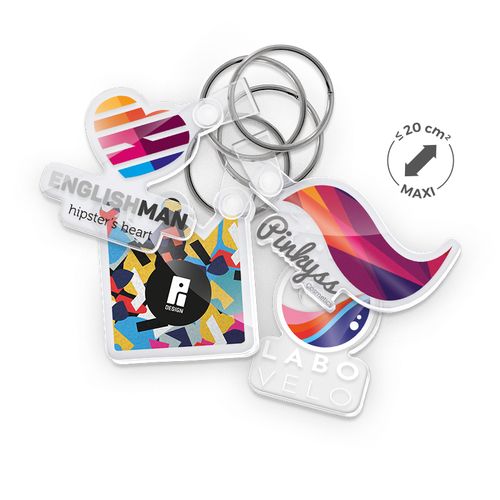 KEY RING CREATION PMMA EP 3mm MAXI 20 cm2