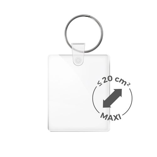 PORTE CLES SUR-MESURE PMMA EP.3 mm MAXI 20 cm2
