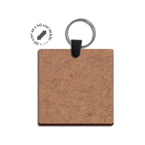 PORTE CLES SUR-MESURE MDF EP.3 mm MAXI 40 cm2