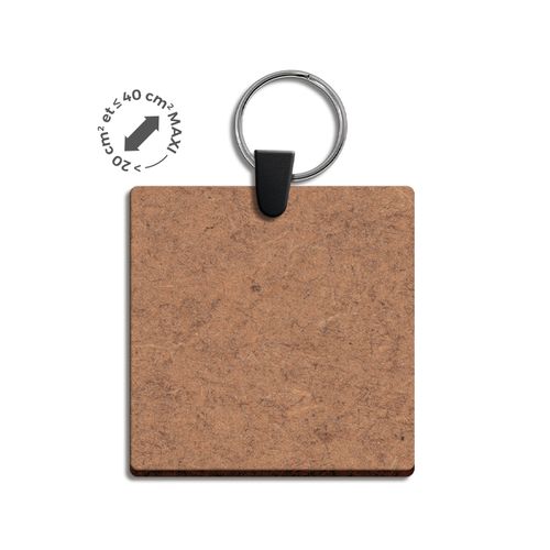 PORTE CLE SUR-MESURE MDF EP.3 mm MAXI 40 cm2 - 2