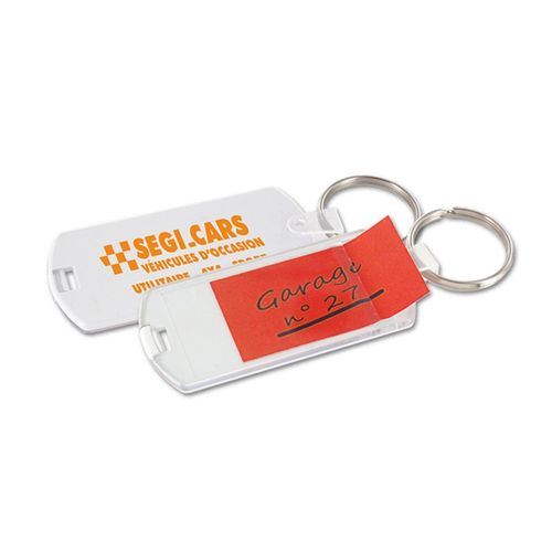 KEY-RING LABEL-HOLDER