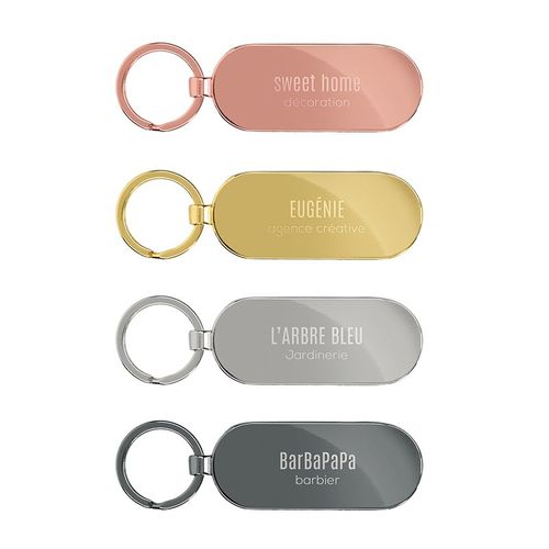 PORTE CLE METAL ET FIBRE DE CARBONE