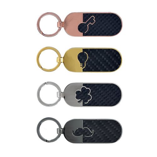 PORTE CLE METAL ET FIBRE DE CARBONE EN BOITE INDIVIDUELLE - 3