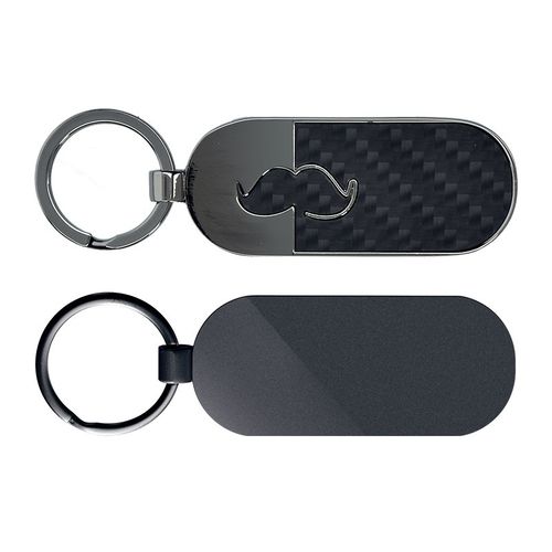 PORTE CLE METAL ET FIBRE DE CARBONE EN BOITE INDIVIDUELLE