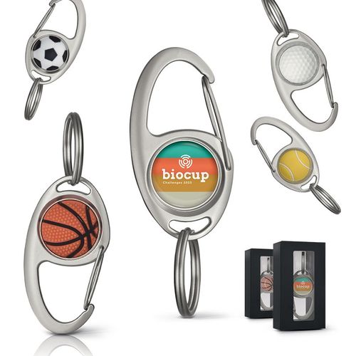 PORTE-CLES METAL SPORT - 1