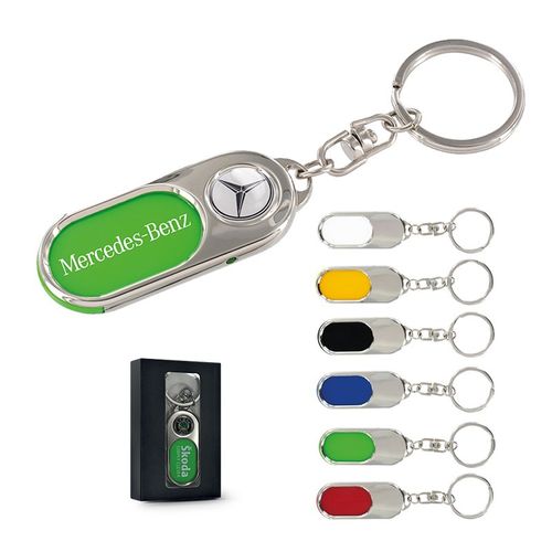 METAL KEYRING + PLASTIC INSERT