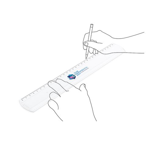 REGLE PLASTIQUE (PMMA) TRANSPARENTE 30 cm EP. 3 mm - 5