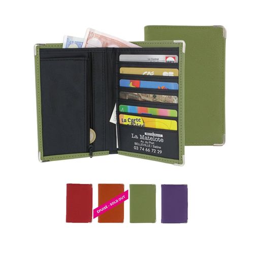 PORTE FEUILLE AVEC ETUI CERTIFICAT D'IMMATRICULATION (ex CARTE GRISE) - 1