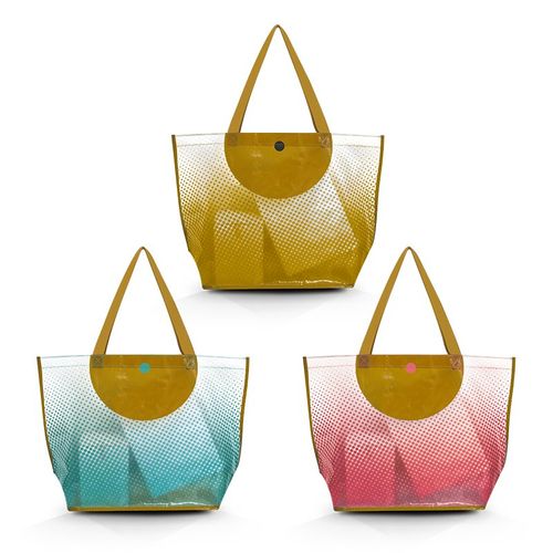 SAC SHOPPING EN POLYETHYLENE TISSE LAMINE - 2