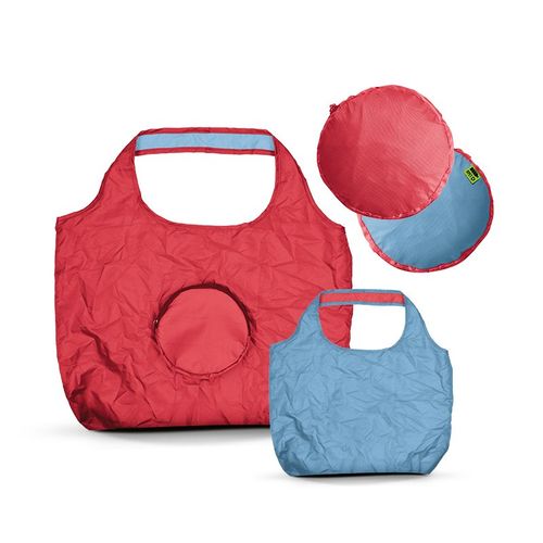SAC SHOPPING PLIABLE REVERSIBLE BICOLORE EN rPET 20 l