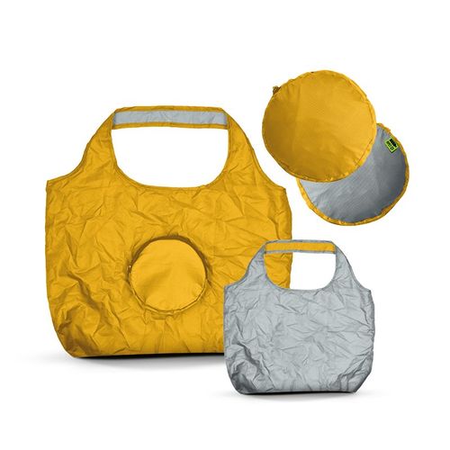SAC SHOPPING PLIABLE REVERSIBLE BICOLORE EN rPET 20 l