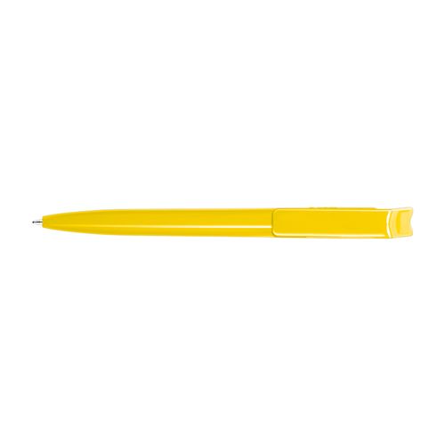 STYLO BILLE BLEUE CORPS ET CLIP PLASTIQUE EN MATIERE RECYCLEE rPET