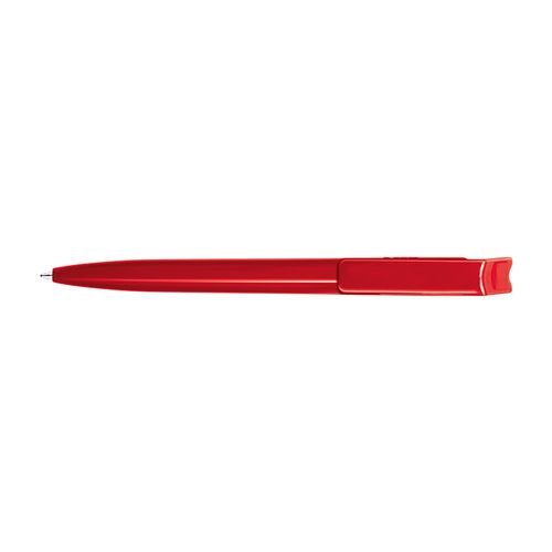 STYLO BILLE BLEUE CORPS ET CLIP PLASTIQUE EN MATIERE RECYCLEE rPET