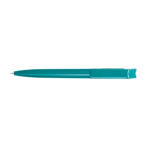 STYLO BILLE BLEUE CORPS ET CLIP PLASTIQUE EN MATIERE RECYCLEE rPET