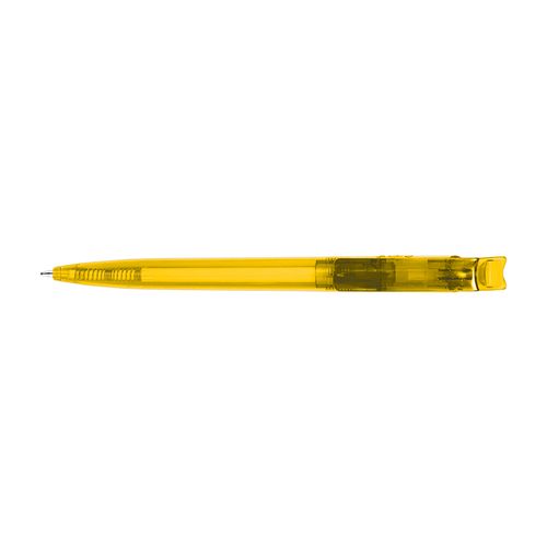 STYLO BILLE BLEUE CORPS ET CLIP PLASTIQUE EN MATIERE RECYCLEE rPET