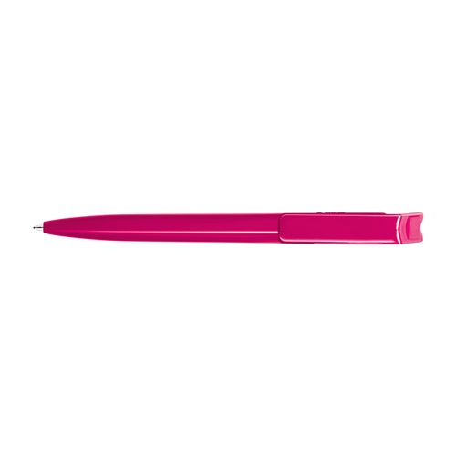 STYLO BILLE BLEUE CORPS ET CLIP PLASTIQUE EN MATIERE RECYCLEE rPET