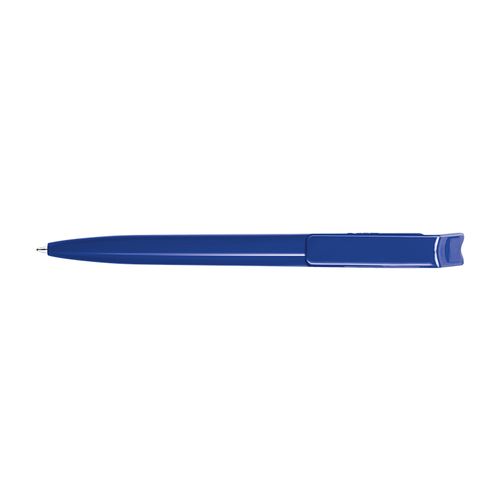 STYLO BILLE BLEUE CORPS ET CLIP PLASTIQUE EN MATIERE RECYCLEE rPET