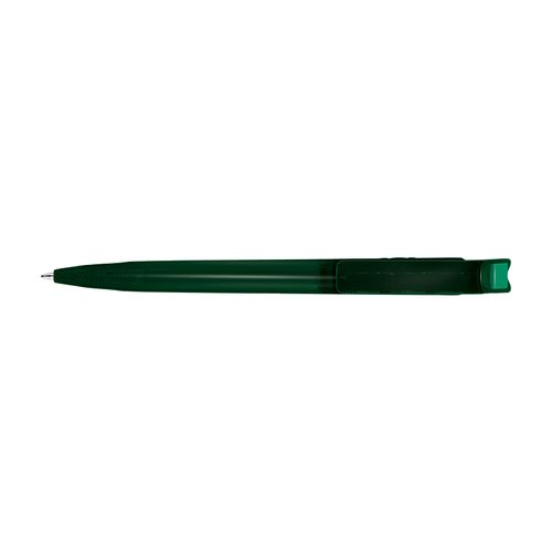 STYLO BILLE BLEUE CORPS ET CLIP PLASTIQUE EN MATIERE RECYCLEE rPET