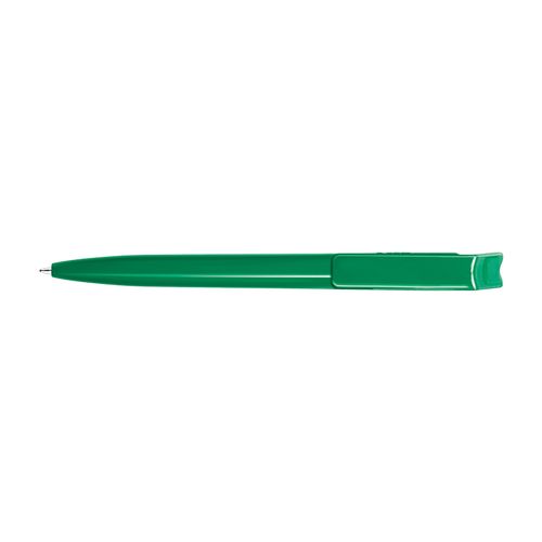 STYLO BILLE BLEUE CORPS ET CLIP PLASTIQUE EN MATIERE RECYCLEE rPET