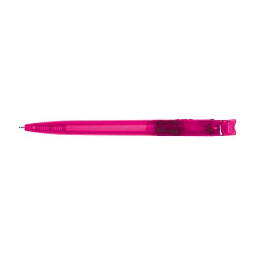 STYLO BILLE BLEUE CORPS ET CLIP PLASTIQUE EN MATIERE RECYCLEE rPET
