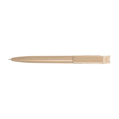 STYLO BILLE BLEUE CORPS ET CLIP PLASTIQUE EN MATIERE RECYCLEE rPET