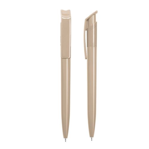 STYLO BILLE BLEUE CORPS ET CLIP PLASTIQUE EN MATIERE RECYCLEE rPET