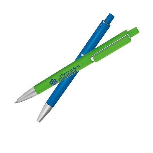 STYLO BILLE ECRITURE NOIRE CORPS ET CLIP PLASTIQUE
