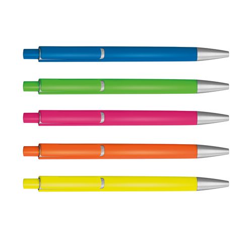 STYLO BILLE ECRITURE NOIRE CORPS ET CLIP PLASTIQUE - 2