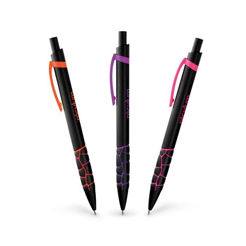 STYLO BILLE ECRITURE NOIRE CORPS ET CLIP PLASTIQUE - 4