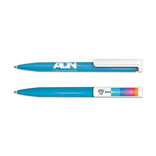 STYLO BILLE ECRITURE BLEUE CORPS ANTIBACTERIEN