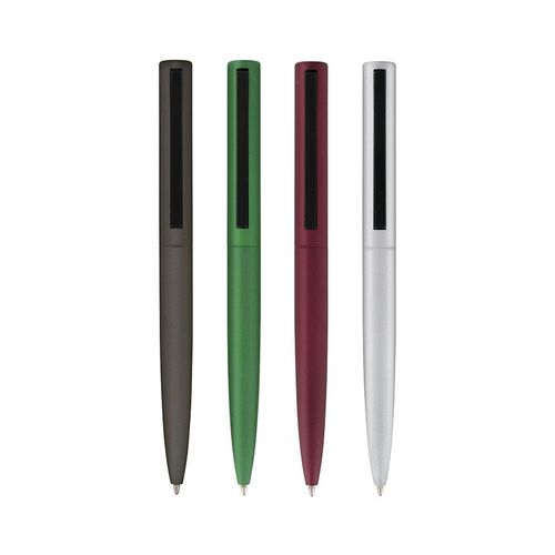 STYLO BILLE ECRITURE BLEUE CORPS ET CLIP METAL - 2