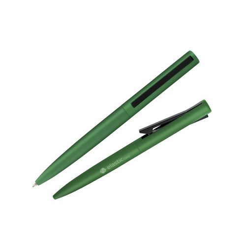 STYLO BILLE ECRITURE BLEUE CORPS ET CLIP METAL - 3