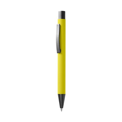 STYLO BILLE ECRITURE BLEUE EN ALU RECYCLE