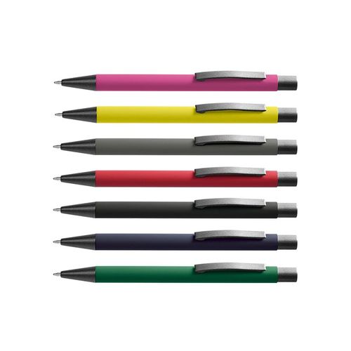 STYLO BILLE ECRITURE BLEUE EN ALU RECYCLE