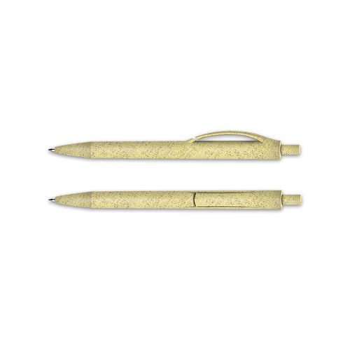 STYLO BILLE ECRITURE BLEUE CORPS ET CLIP PLASTIQUE BIO-SOURCE