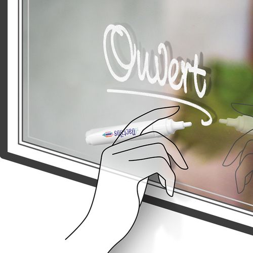 STYLO FEUTRE MARQUEUR CRAIE EFFACABLE - 5