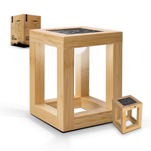 LAMPE SOLAIRE EN BAMBOU - 1