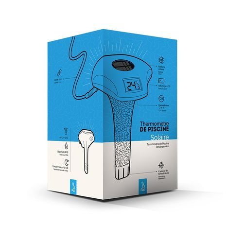 THERMOMETRE DE PISCINE A RECHARGE SOLAIRE - 4