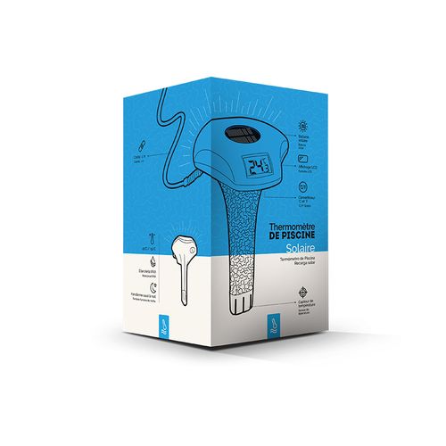 THERMOMETRE DE PISCINE A RECHARGE SOLAIRE - 4
