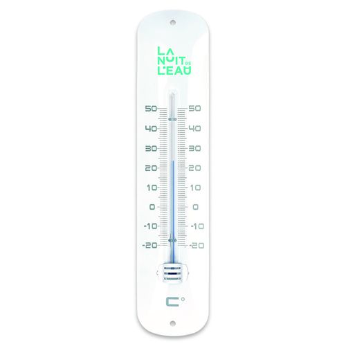 THERMOMETRE METAL LAQUE 30CM