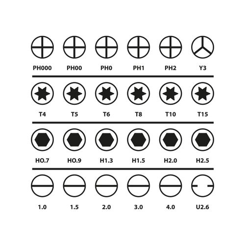 SET DE 24 TOURNEVIS DE PRECISIONS